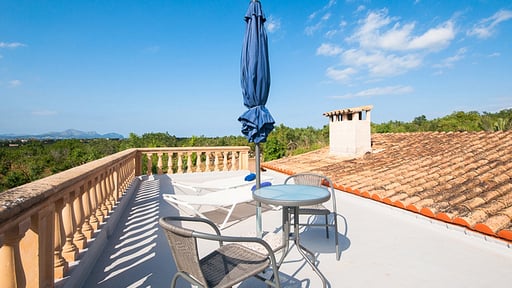 Villa Caseta Son Morro Terrasse/Veranda