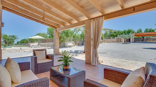 Villa Caseta Son Morro Terrasse/Veranda