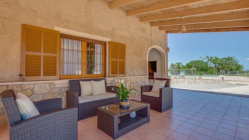 Villa Caseta Son Morro Terrasse/Veranda