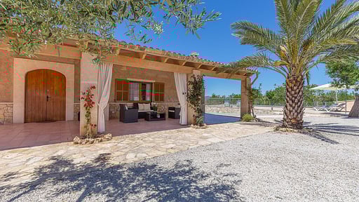 Villa Caseta Son Morro Terrasse/Veranda