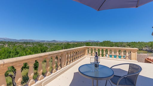 Villa Caseta Son Morro Terrasse/Veranda