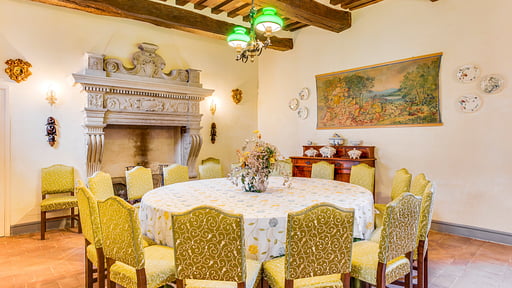 Castello Gubbio Dining area
