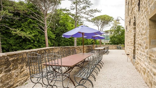 Castello Gubbio Dining area