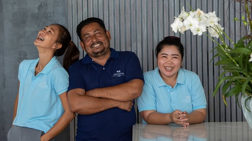 Celadon Villa Personal der Villa