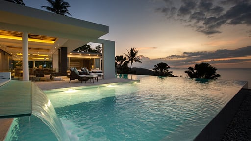 Celadon Villa Schwimmbad