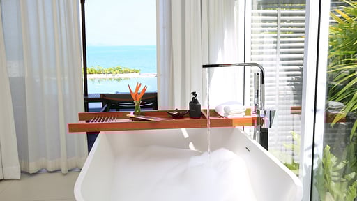 Celes Beachfront Pool Suite Bedroom 