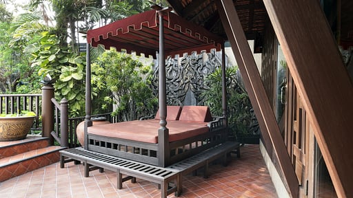 Chakrabongse River View Suite Terras/Veranda