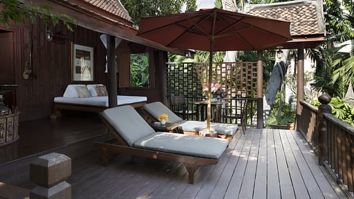 Chakrabongse Thai House Suite Terrasse/Veranda