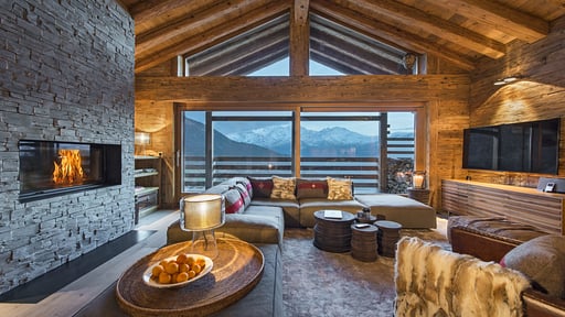 Chalet Alpin Roc Wohnbereich
