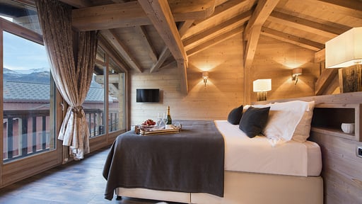 Chalet Ambre Schlafzimmer 1