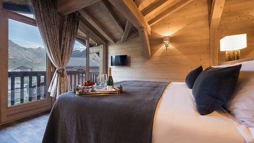 Chalet Ambre Schlafzimmer 1