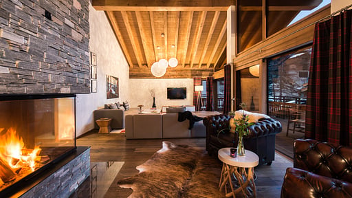 Chalet Aria Wohnbereich