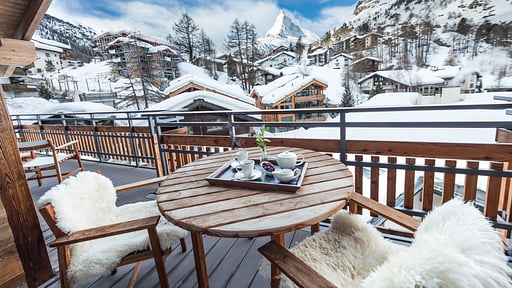 Chalet Aria Terrasse/Veranda