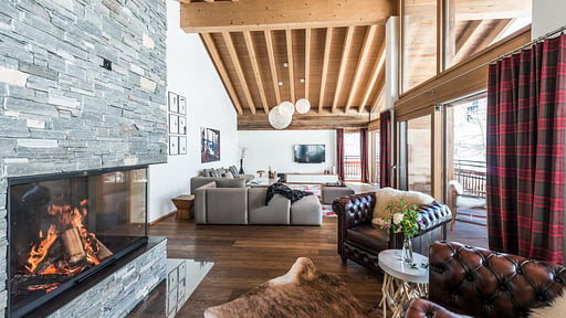 Chalet Aria Wohnbereich