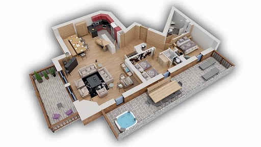 Chalet Artemis Floor plan