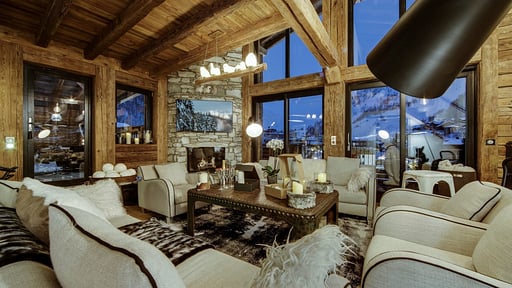 Chalet Artemis Living room