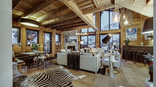 Chalet Artemis Living room