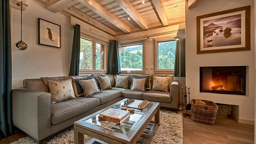 Chalet Aubois Living room
