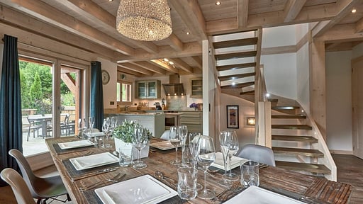 Chalet Aubois Dining area