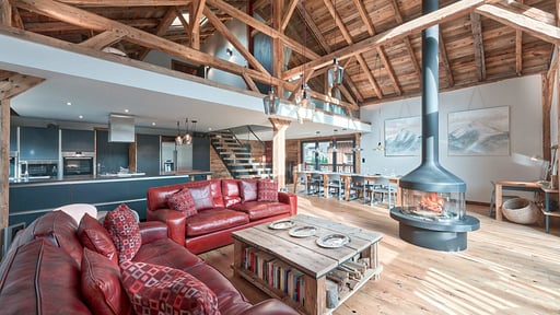 Chalet Bobb Wohnbereich