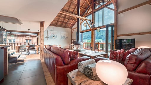 Chalet Bobb Wohnbereich