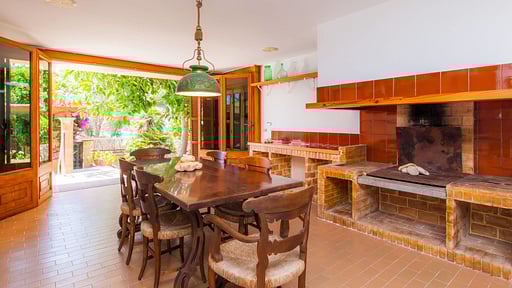 Chalet Cala Murta Dining area 2