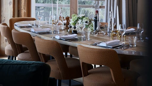 Chalet Centenary Dining area