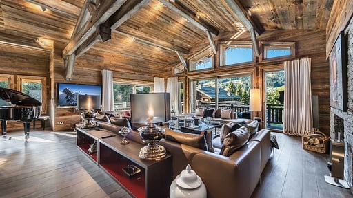 Chalet Des Sens Living room