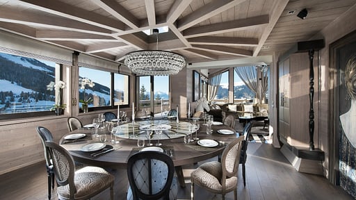 Chalet Dolce Vita Dining area