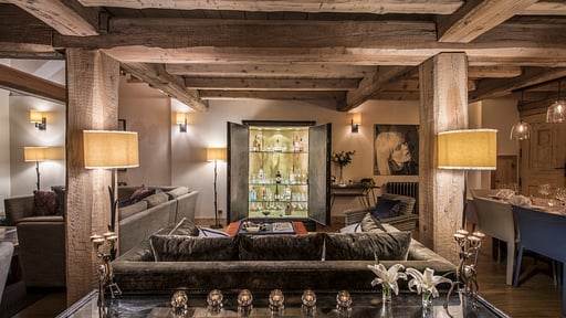 Chalet du Cret Woonkamer