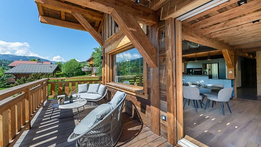 Chalet Eastwood Terrasse