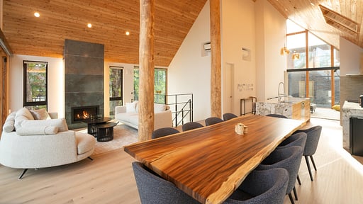 Chalet Echowoods Dining area