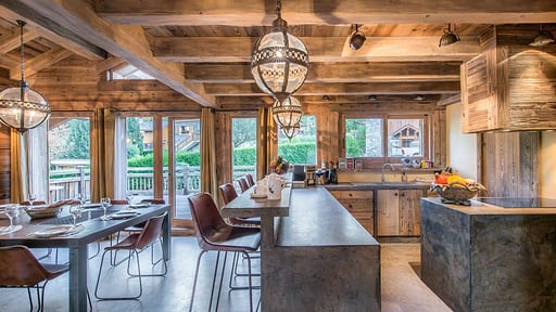 Chalet Ecume des Neiges Kitchen
