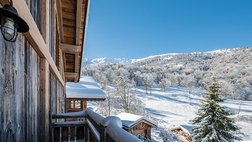 Chalet Ecume des Neiges Terrace/Veranda