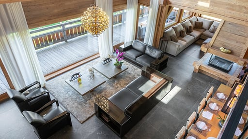 Chalet Eraldo Wohnbereich