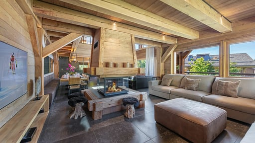 Chalet Eraldo Wohnbereich