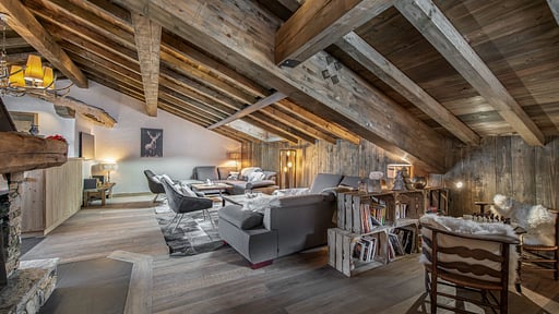 Chalet Etagne Wohnbereich