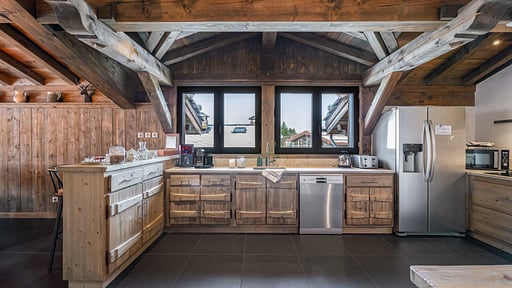 Chalet Etagne Küche