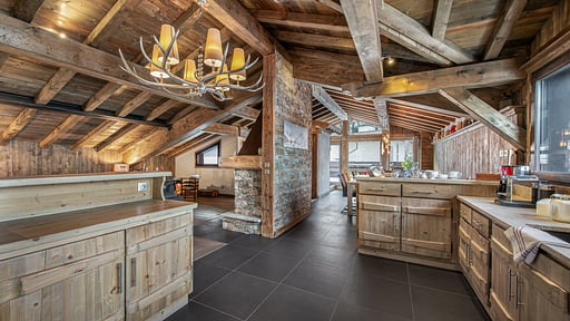 Chalet Etagne Küche