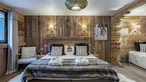 Chalet Etagne Schlafzimmer 1