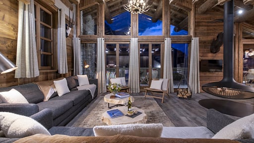 Chalet Face a Face Living room