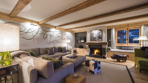 Chalet Fleur De Lin Woonkamer