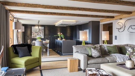 Chalet Fleur De Lin Woonkamer