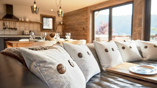 Chalet Four Twenty L'Elé Wohnbereich