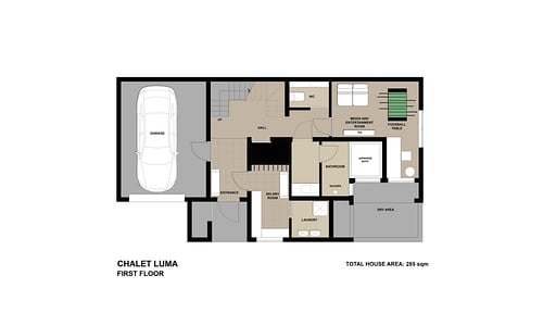 Chalet Fuga no Mori Floor plan