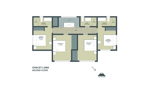 Chalet Fuga no Mori Floor plan