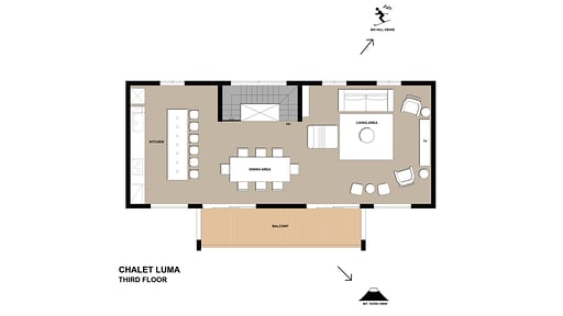 Chalet Fuga no Mori Floor plan