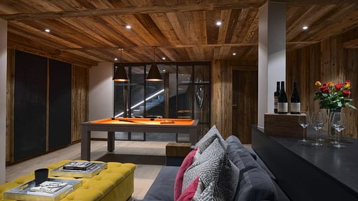 Chalet Génépi Wohnbereich