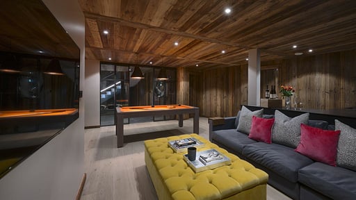 Chalet Génépi Wohnbereich