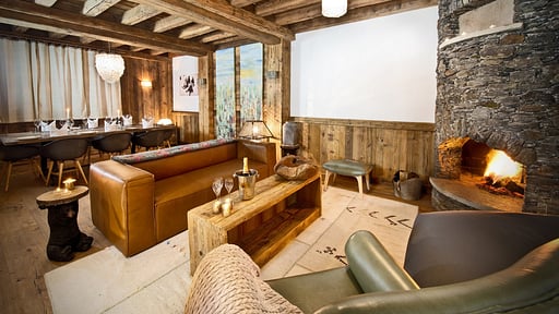 Chalet Genepy Living room